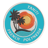 Tahiti French Polynesia 3.5" Embroidered Iron or Sew-on Patch