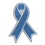 PARKINSONS DISEASE Awareness - Blue Ribbon - 3.5" Embroidered Iron or Sew-on Patch