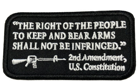 2nd Amendment, US Constitution Embroidered Patch