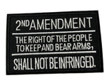 2ND AMENDMENT U.S. Constitution Embroidered 4" Patch Iron or Sew-on Tactical Military Morale Biker Freedom 3%