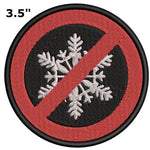 Support Trump 2020 - Anti-Snowflake - 3.5" Embroidered Iron or Sew-on Patch Conservatives Liberal Liberalism Patriotic Series