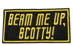 BEAM ME UP, SCOTTY! Embroidered Patch Tactical Military Morale Biker Motorcycle Quote Saying Humor Sci-Fi Series