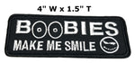 MAKE ME SMILE... Embroidered Patch Tactical Military Morale Biker Motorcycle Quote Saying Humor Series