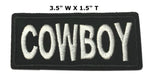 Cowboy Embroidered Iron-on or Sew-on Patch