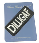 DILLIGAF Embroidered Iron-on or Sew-on Patch