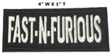 Fast N Furious Embroidered Iron-on or Sew-on Patch