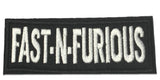 Fast N Furious Embroidered Iron-on or Sew-on Patch