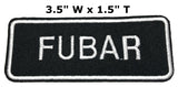 FUBAR Embroidered Iron-on or Sew-on Patch