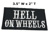 Hell On Wheels Embroidered Patch