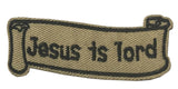 Jesus Is Lord Embroidered Iron-on or Sew-on Patch