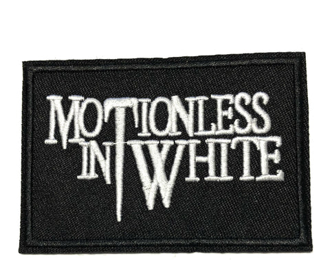 MOTIONLESS IN WHITE Embroidered Patch Tactical Military Morale Biker Motorcycle Quote Saying Humor Series