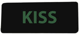 KISS - 4" W x 1.5" T - Embroidered Patch Iron or Sew-on Saying Music Series