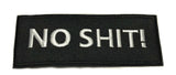 No Sh*t Embroidered Iron-on or Sew-on Patch