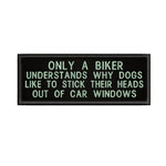 Only A Biker Understands … 4" W x 1.5" T Embroidered Iron or Sew-on Patch