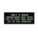 Only A Biker Understands … 4" W x 1.5" T Embroidered Iron or Sew-on Patch