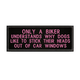 Only A Biker Understands … 4" W x 1.5" T Embroidered Iron or Sew-on Patch