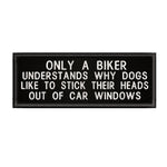 Only A Biker Understands … 4" W x 1.5" T Embroidered Iron or Sew-on Patch