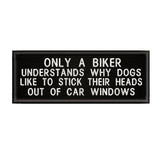 Only A Biker Understands … 4" W x 1.5" T Embroidered Iron or Sew-on Patch