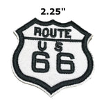 ROUTE US 66 Embroidered Patch Tactical Military Morale Biker Motorcycle Quote Saying Humor Series