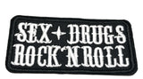 Sex Drugs Rock N Roll Embroidered Patch