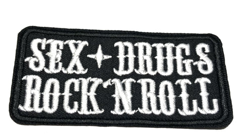 Sex Drugs Rock N Roll Embroidered Patch