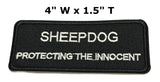 Sheepdog Protecting the Innocent Embroidered Iron-on or Sew-on Patch