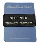 Sheepdog Protecting the Innocent Embroidered Iron-on or Sew-on Patch