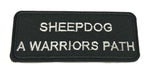 Sheepdog A Warriors Path Embroidered Iron-on or Sew-on Patch