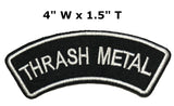 Thrash Metal Embroidered Patch