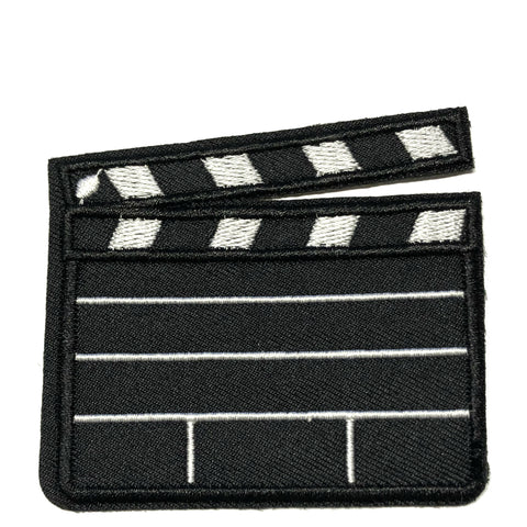 Director Video Scene Clapperboard Film Prop Embroidered Patch Movie TV Costume Cosplay Series