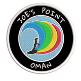 Joe's Point, Oman Surfer 3.5" Embroidered Iron or Sew-on Patch