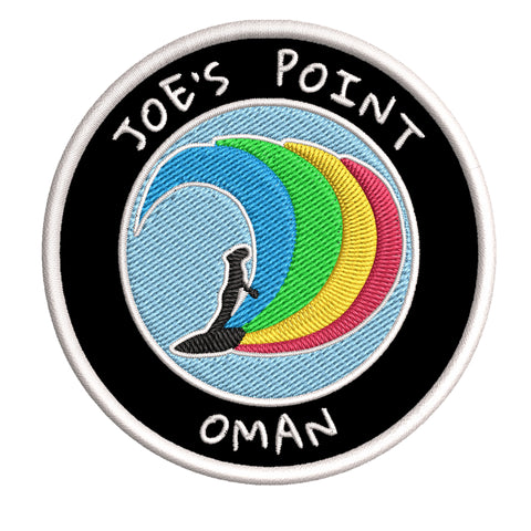 Joe's Point, Oman Surfer 3.5" Embroidered Iron or Sew-on Patch