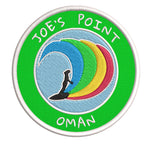 Joe's Point, Oman Surfer 3.5" Embroidered Iron or Sew-on Patch