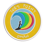 Joe's Point, Oman Surfer 3.5" Embroidered Iron or Sew-on Patch