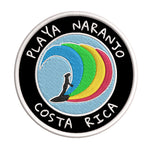 Playa Naranjo, Costa Rica Surfer 3.5" Embroidered Iron or Sew-on Patch