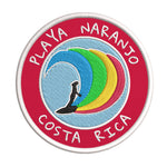 Playa Naranjo, Costa Rica Surfer 3.5" Embroidered Iron or Sew-on Patch