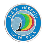 Playa Naranjo, Costa Rica Surfer 3.5" Embroidered Iron or Sew-on Patch