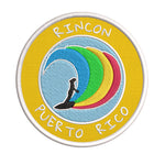 Rincon, Puerto Rico Surfer 3.5" Embroidered Iron or Sew-on Patch