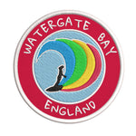 Watergate Bay, England Surfer 3.5" Embroidered Iron or Sew-on Patch