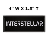 Interstellar Space Cosmic Travel Series Series 4" W x 1.5" T Embroidered Iron/Sew-on Patch