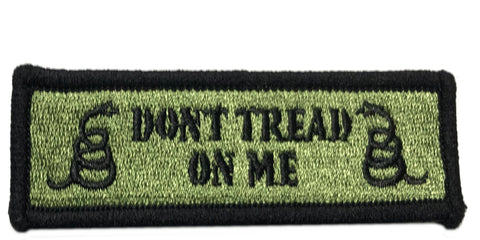 Don't Tread on Me Iron on Sew On Embroidered Patch