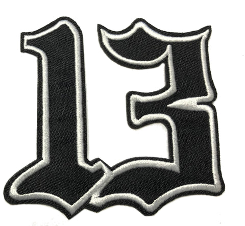 13 Iron on Sew On Embroidered Patch