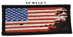 American Flag (Distressed) Iron on Sew On Embroidered Patch