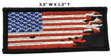 American Flag (Distressed) Iron on Sew On Embroidered Patch