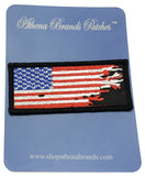 American Flag (Distressed) Iron on Sew On Embroidered Patch