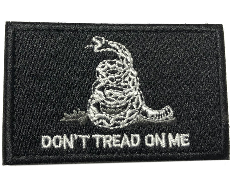 Don't Tread on Me Hook and Loop Embroidered Patch