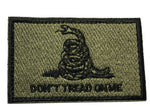 Don't Tread on Me Hook and Loop Embroidered Patch