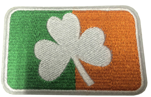 Ireland Four Leaf Clover Flag Embroidered Patch Iron or Sew-on International Flag Series