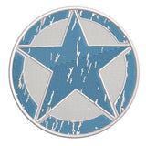 Oscar Mike Star Logo 3.5" Embroidered Iron or Sew-on Patch Tactical Souvenir