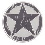 Oscar Mike Star Logo 3.5" Embroidered Iron or Sew-on Patch Tactical Souvenir